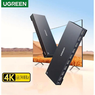 Ugreen CM605 รุ่น 90807 ตัวกระจายสัญญาณ HDMI แบบแยกจอ 1 ถึง 8 4K 30Hz 1 จอแสดงผล 8 จอ