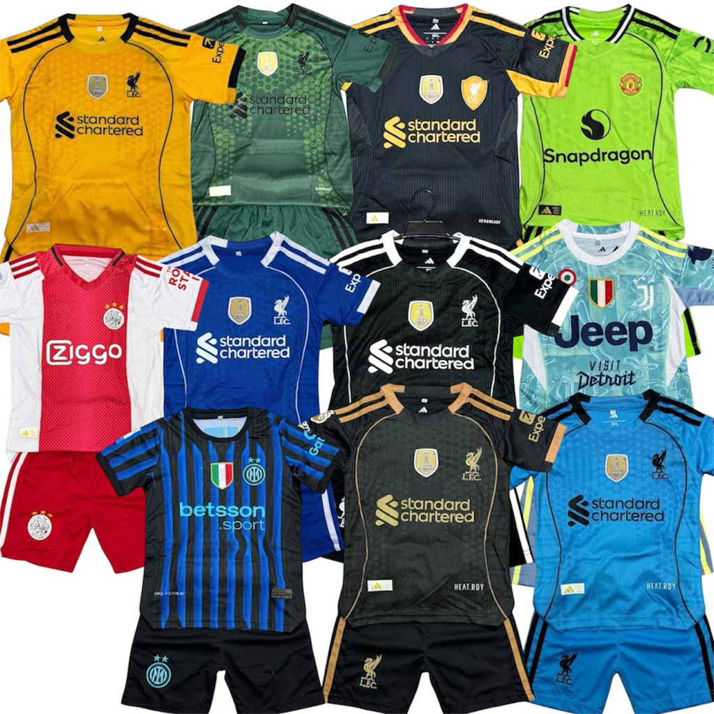 ชุดกีฬาชุบอลเด็กเป็นชุดเสื้อกับกางเกงเด็กหญิงชายใส่ได้