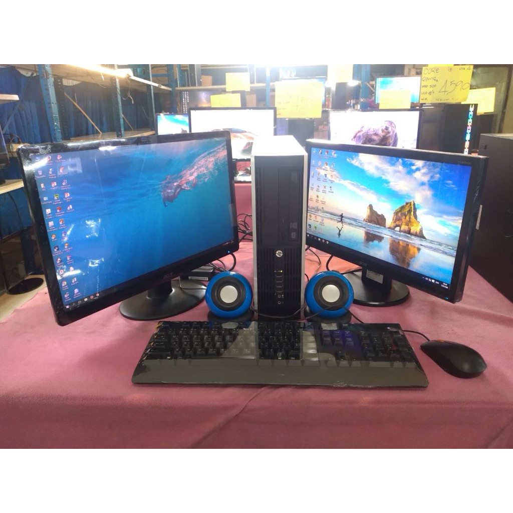 com i5/เจน4 R8 HD 1 T(2500)จอ19"y20"yเม้าท์คีย์บอร์ดลำโพง (แถมฟรีจอแอลซีดีอีก1 ลูก)