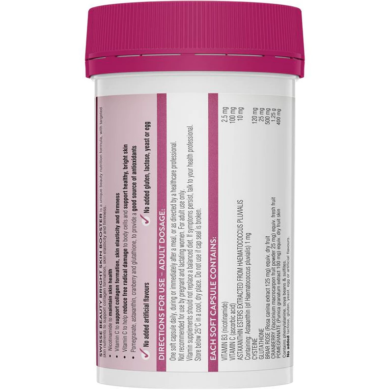 Swisse Beauty Bright Skin 120 Capsules thumbnail 4