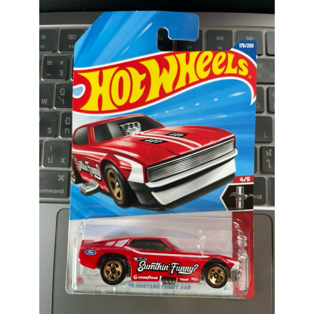 รถฮอทวีล Hot Wheels 71 MUSTANG FUNNY CAR🔴