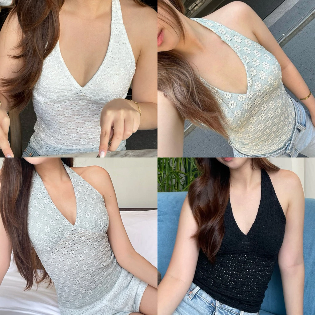 diana top by Duex Studio (S-XL) ผ้าลูกไม้พิมพ์ลายสีละมุน เย็บเก็บเอวปล่อยสะโพก คัทติ้งเป๊ะมาก มี2size