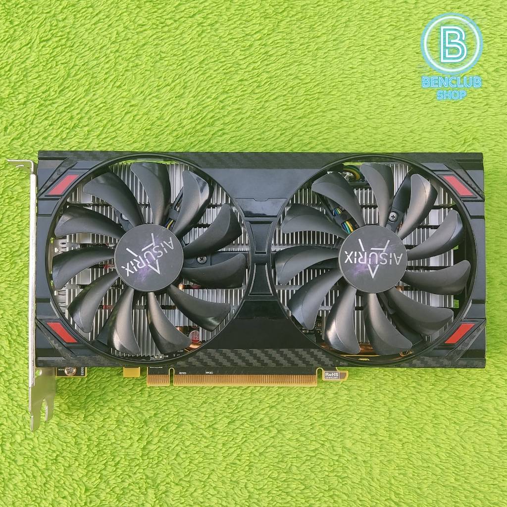 การ์ดจอ AISURIX RX 5500 XT 8G อุปกรณ์มีแต่ตัว สินค้ามือสอง
