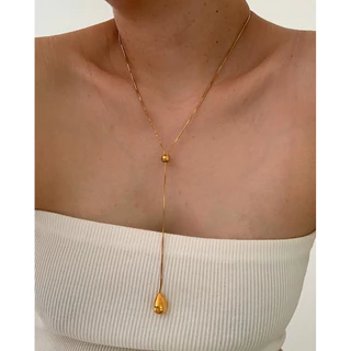 สร้อยสเตนเลส nicklefree, waterproof HER OBJECTIVE_HER HYDIE NECKLACE