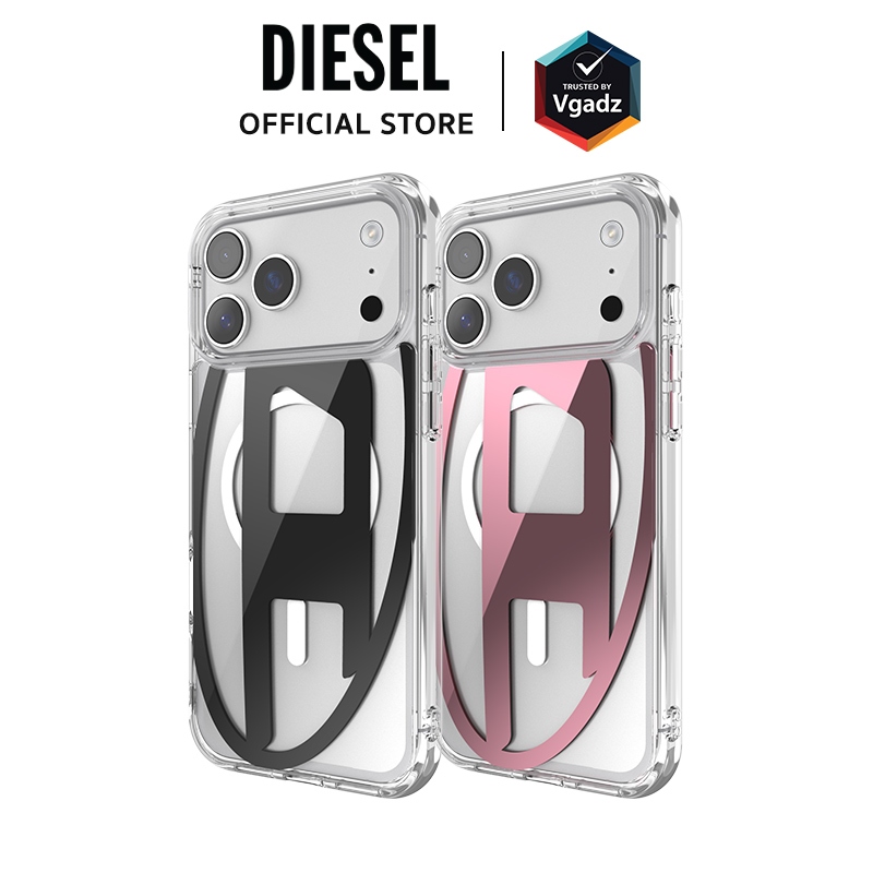 Diesel เคส iPhone 17 Pro / 17 Pro max รุ่น Oval D Metallic Case (Magnetic)