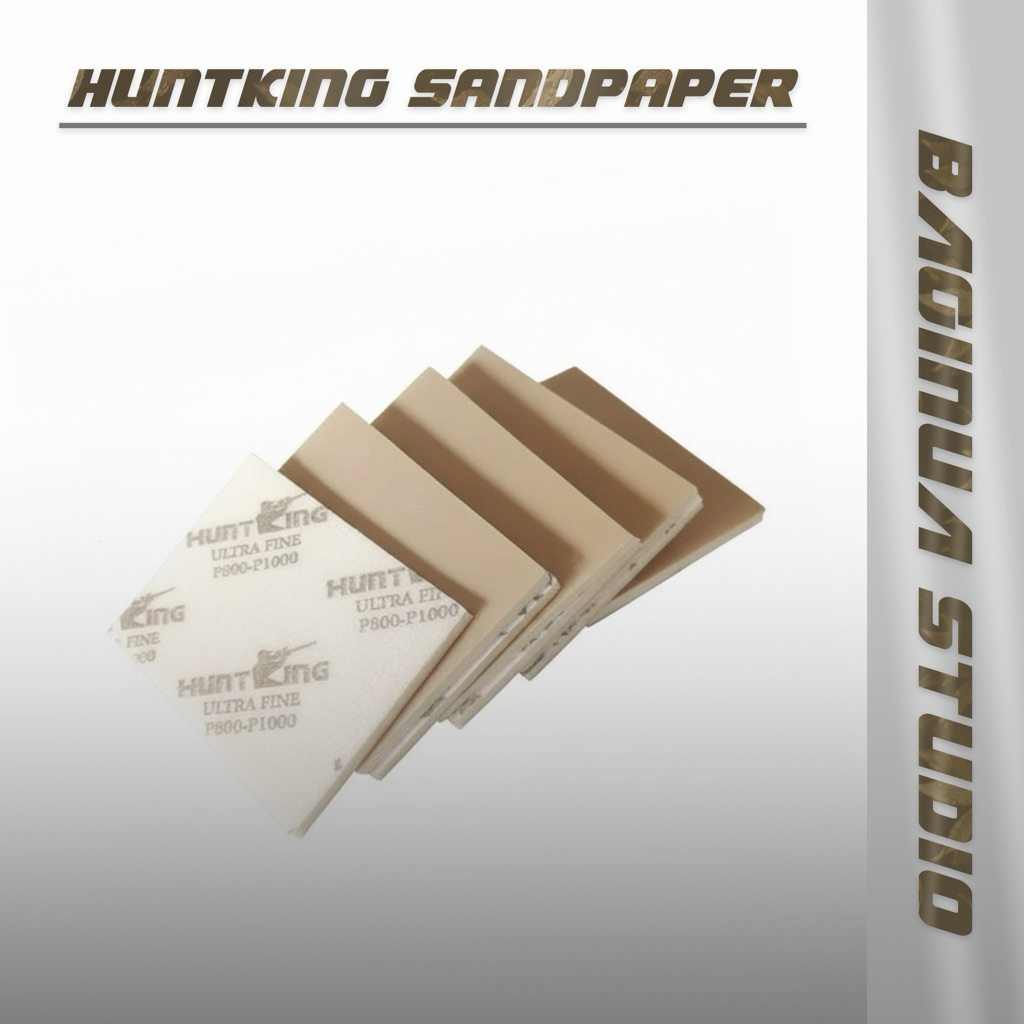 กระดาษทรายฟองน้ำ ขัดงานพลาสติกโมเดล คุณภาพสูง huntking