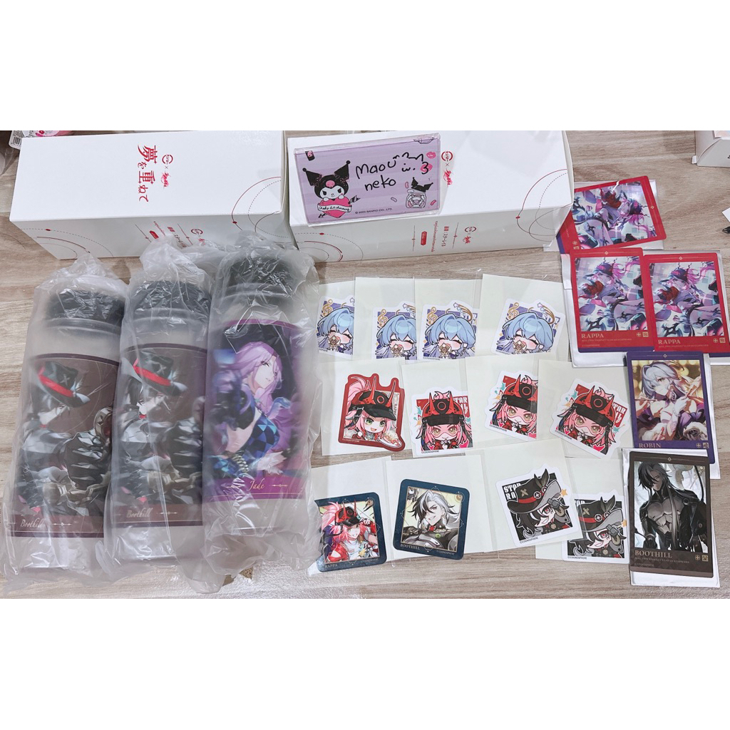 (พร้อมส่ง) HSR x Sushiro collab Aventurine Ratio Jade Rappa Boothill Robin Honkaistarrail