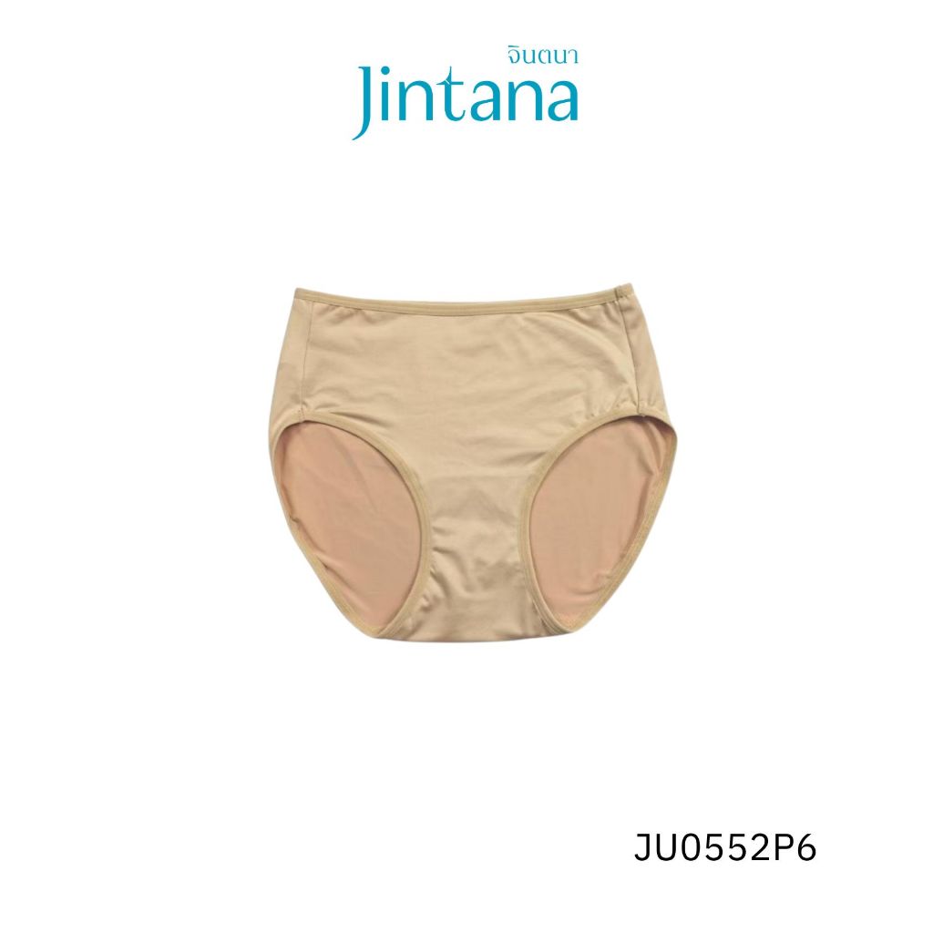 (สินค้าขายดี)Jintana กางเกงชั้นใน จินตนา รุ่น Basic รหัส JU0552 (ทรงเต็มตัว) เนื้อผ้านิ่มพิเศษ ใส่สบาย ระบายอากาศ