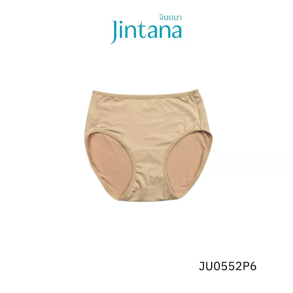 (สินค้าขายดี)Jintana กางเกงชั้นใน จินตนา รุ่น Basic รหัส JU0552 (ทรงเต็มตัว) เนื้อผ้านิ่มพิเศษ ใส่สบาย ระบายอากาศ