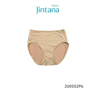 (สินค้าขายดี)Jintana กางเกงชั้นใน จินตนา รุ่น Basic รหัส JU0552 (ทรงเต็มตัว) เนื้อผ้านิ่มพิเศษ ใส่สบาย ระบายอากาศ
