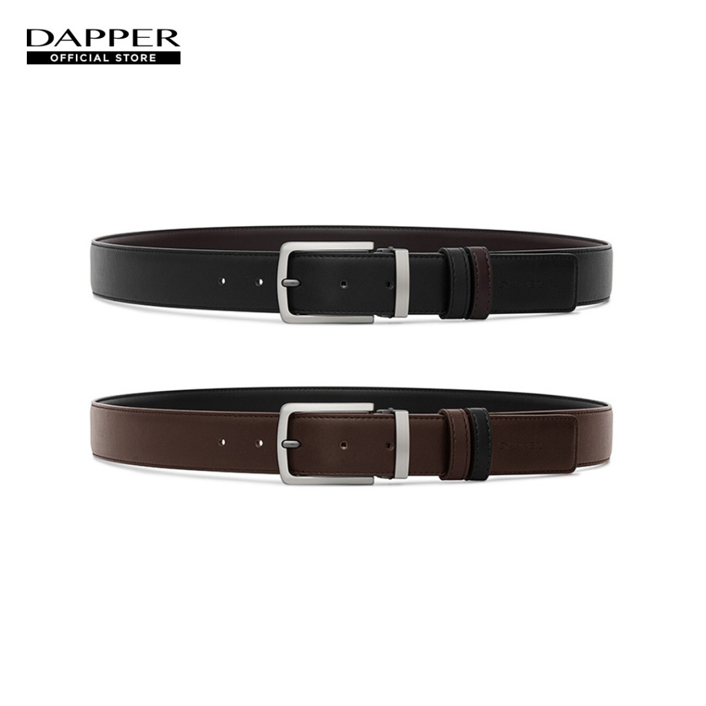 DAPPER เข็มขัดหนัง Essential Vegan Leather Belt มี 2 สี (BBC/2100PN)