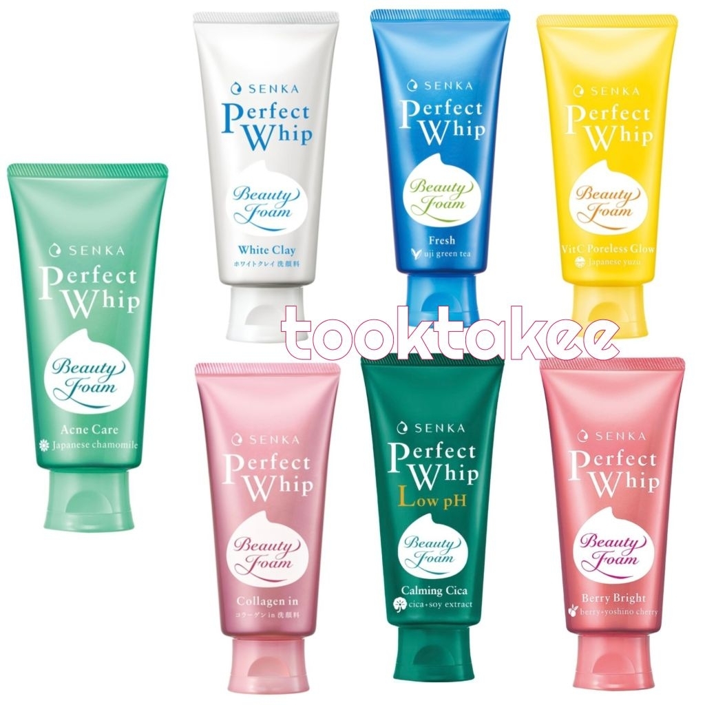 SENKA 1หลอด เซนกะ เพอร์เฟ็ควิป ล้างหน้า 100-120 กรัม
