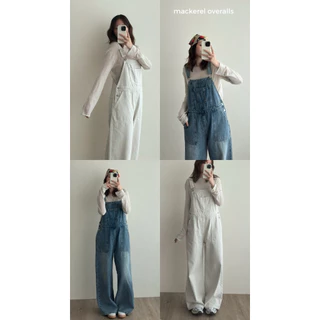 FADTHINGS : mackerel overalls 🐟 3 colors (ชุดเอี๊ยม)