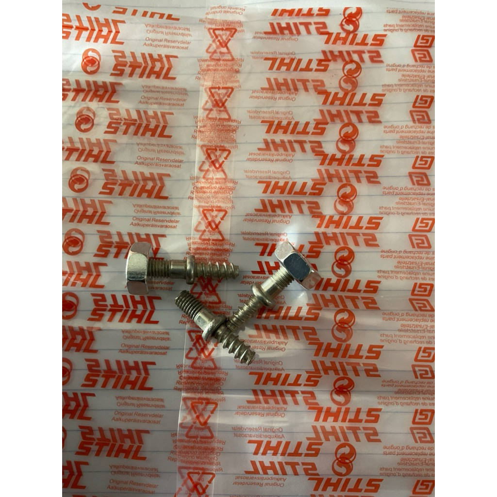 อะไหล่Sthil/อะไหล่เลื่อยยนต์250/381/น็อตยึดบาร์แท้แน่นอน100%ขายชุด2ชิ้น