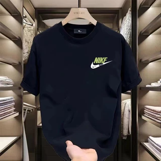 🚚ส่งจากกรุงเทพ เสื้อยืดแขนสั้นชาย เสื้อโอเวอร์ไซส์ แบรนด์แฟชั่น เสื้อยืดคอกลมแขนสั้น พิมพ์ลายตัวอักษรสุดเท่ S-3XL