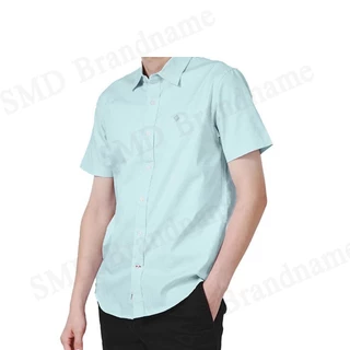 John Henry เสื้อเชิ้ตแขนสั้นผู้ชาย รุ่น Men's Short Sleeves Slim Fit Shirt (Green) Code: JH F424MSSSM40