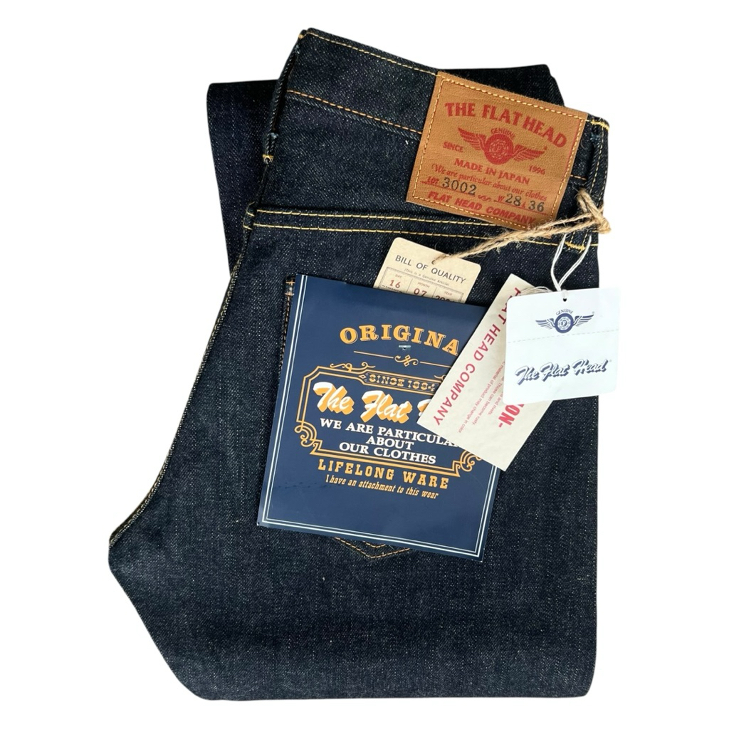 Jeans FLATHEAD 3002 - INDIGO “Made in Japan”