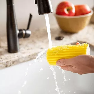 Damp Duster Sponge Yellow แดมพ์ ดัสเตอร์ ฟองน้ำเช็ดฝุ่นแบบชื้น สีเหลือง 1 piece