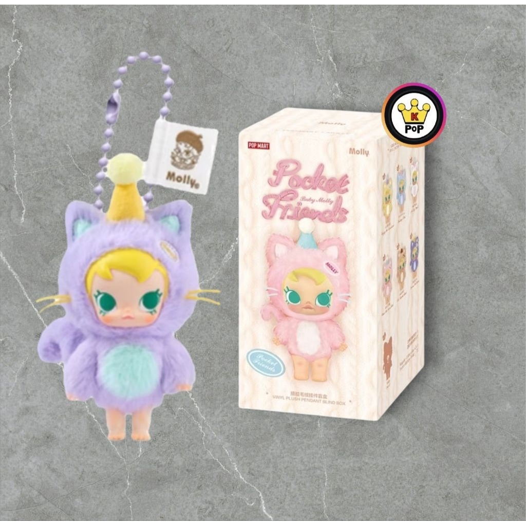 🇹🇭🔥พร้อมส่ง ระบุตัว🔥🇹🇭BABY MOLLY Pocket Friends Series มอลลี่แมว ของแท้ 100%