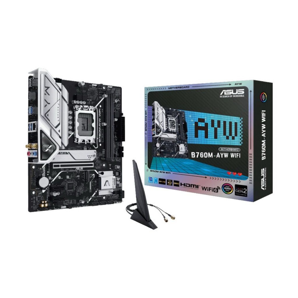 MAINBOARD (1700) ASUS B760M-AYW WIFI DDR5
