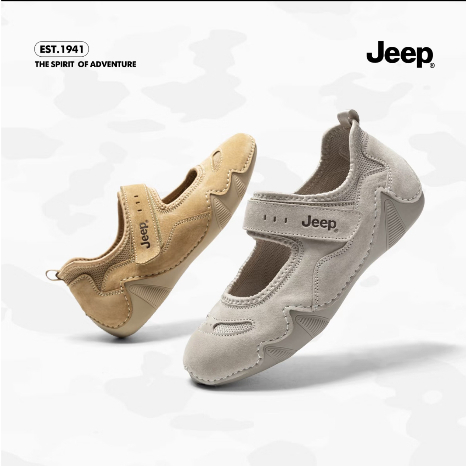 พร้อมส่ง JEEP รองเท้าผู้หญิงทรง Mary Jane รุ่นใหม่ พื้นนุ่ม สไตล์ลำลอง ทรงแบน แมตช์ง่าย