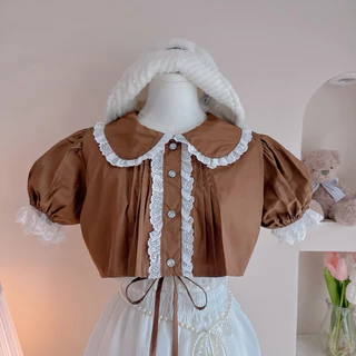 🧸🌷 น้องนุ่มนิ่มแขนฟู เสื้อครอบแขนตุ๊กตา แต่งลูกไม้ น่ารัก