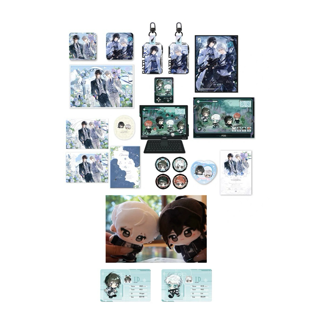 【pre-sale / อ่านรายละเอียดก่อนสั่งซื้อ】 FOG ท่ามกลางสายหมอก : ตุ๊กตา เข็มกลัด พวงกุญแจ ชิกิชิ สแตนดี