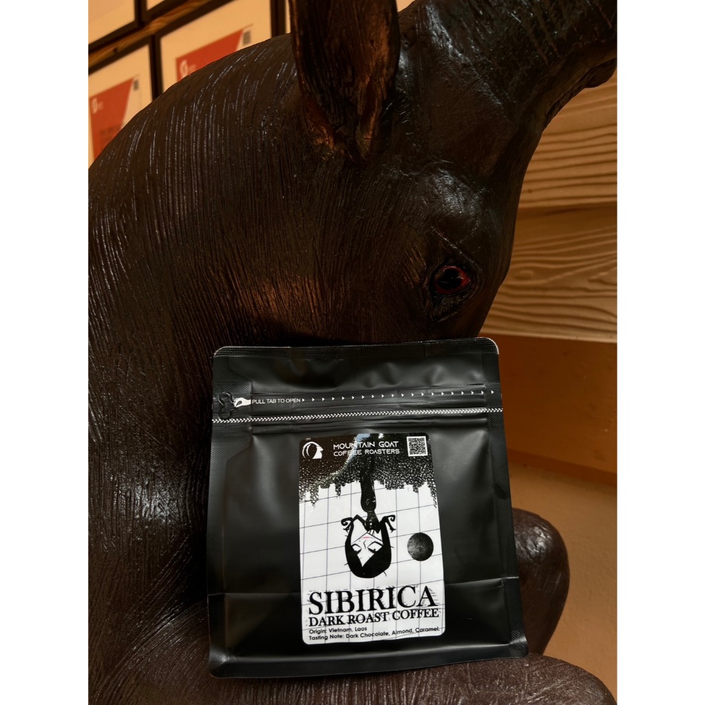 เมล็ดกาแฟคั่วเข้ม Espresso SIBIRICA  บอดี้แน่นเข้ม มันส์ dark Chocolate