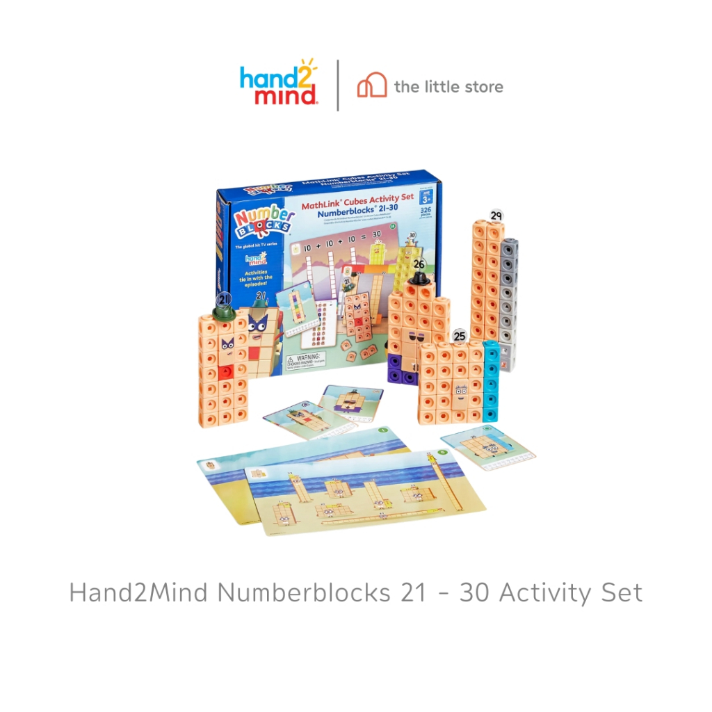 Hand2Mind Numberblocks 21 - 30 Activity Set นัมเบอร์บล็อก กิจกรรม 21-30