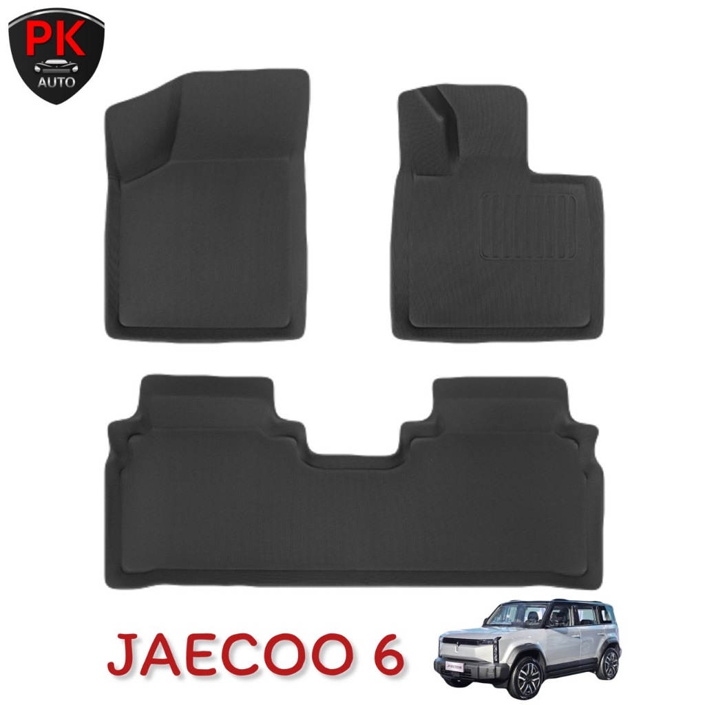 JAECOO 6 EV พรมปูพื้นรถยนต์ 3D พรมปูพื้นรถยนต์เข้ารูป พรมปูพื้น XPE สำหรับ JAECOO 6