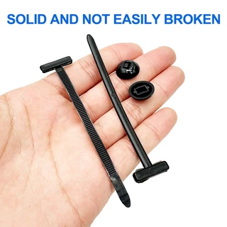 อินฟินิทเคเบิ้ลไทร์ Cable tie สายรัดเคเบิลปรับได้อเนกประสงค์ 93mm 100/50/20ชิ้น สีดำ