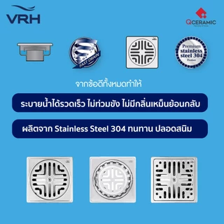 VRH ตะแกรงน้ำทิ้งFUVHU-W002FS FUVHU-W001AS FUVHU-F002AS FUVHU-W001BS FUVHU-W001DS FUVHU-W001GS FUVHU-W002AS FUVHU-W001JS