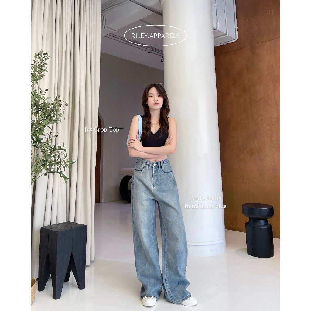 กางเกงยีนส์riley size xs