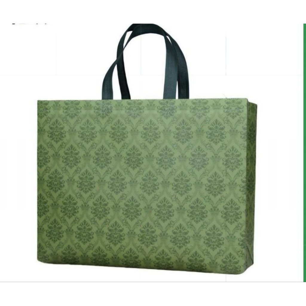 ถุงผ้าสปันบอนด์เคลือบลายขนาดกว้าง32สูง27ขยายข้างและก้น10ซม.200บาทมี20ใบ - รูปที่ 5