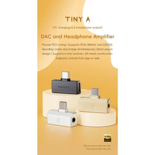 [ประกันศูนย์ไทย] Snowsky Tiny DAC/AMP พกพาจิ๋ว เล็กแต่ทรงพลัง รองรับ PCM 384kHz, DSD256, Hi-Res