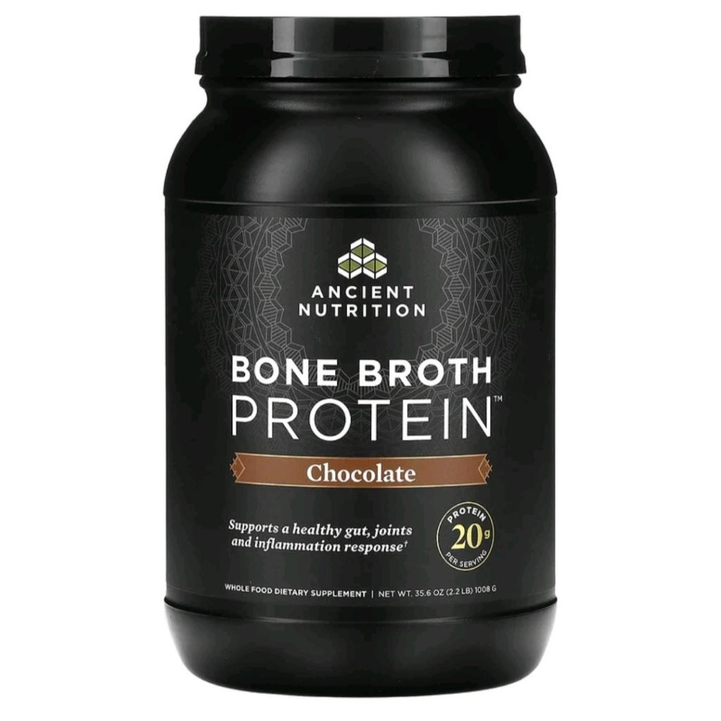 Dr.Axe, Ancient Nutrition, Bone Broth Protein, Chocolate, 2.22 lbs (1008 g)