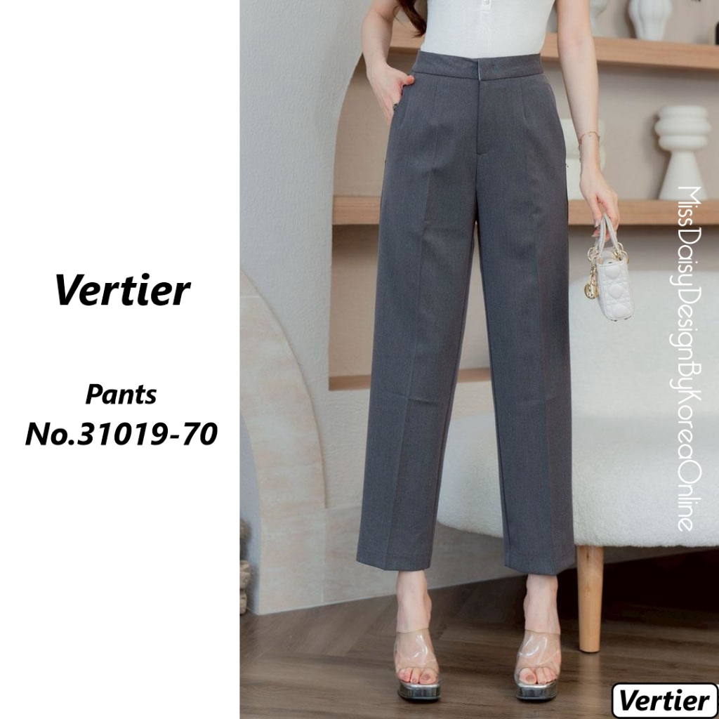 Vertier กางเกงขายาว 9 ส่วน No.31019 เนื้อผ้า Linin + Cotton + Spandex