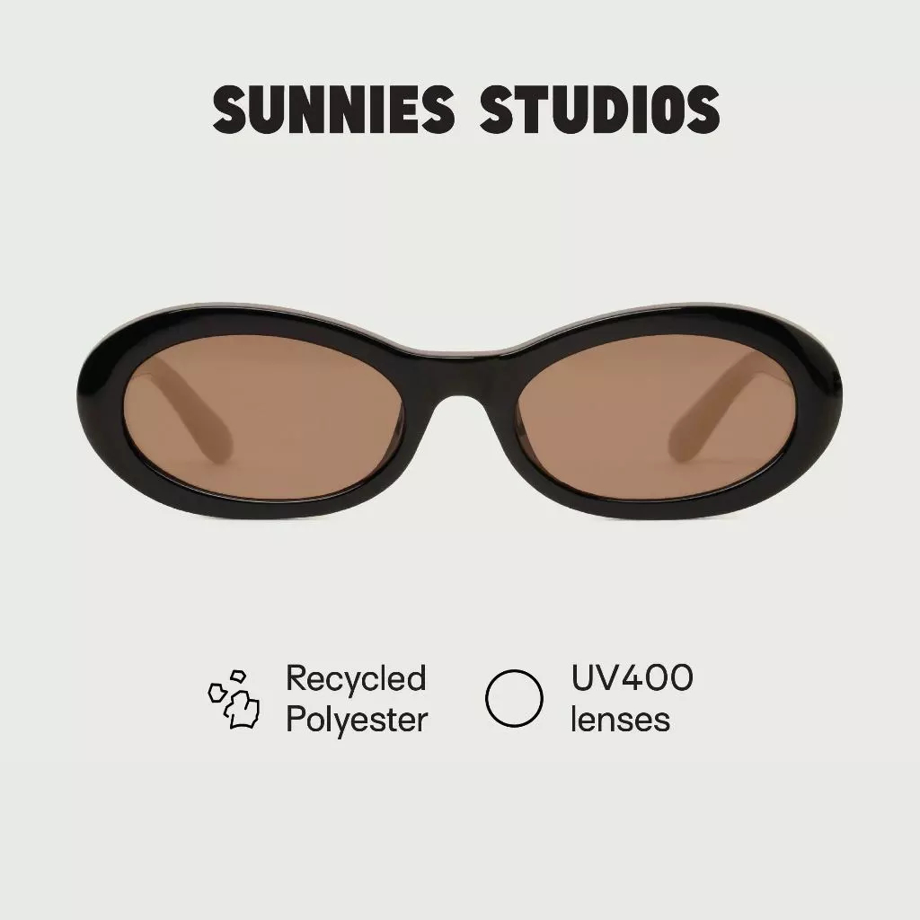 Sunnies Studios Mina (แว่นกันแดดทรงรี สำหรับยูนิเซ็กส์)