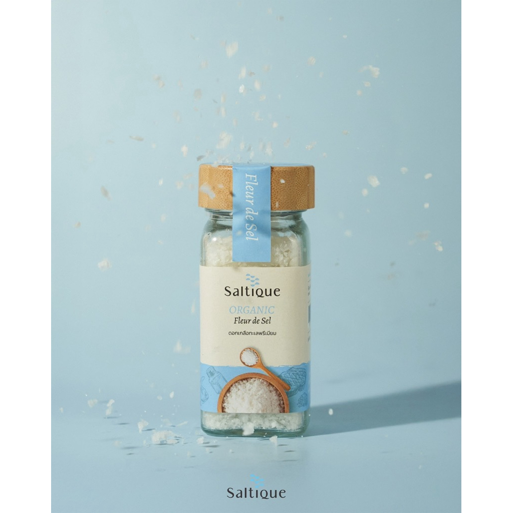[ลด 20.- CODE : SALTIQUE] ดอกเกลือพรีเมียม Fleur de Sel Saltique