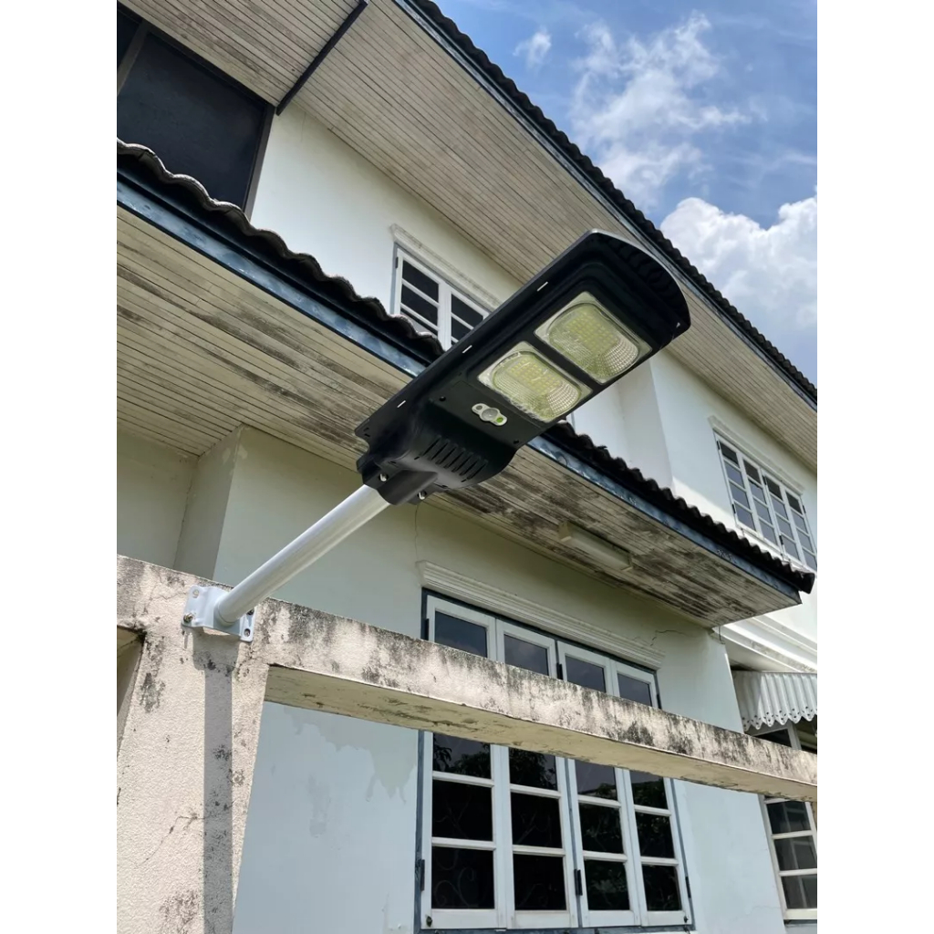 【รับประกัน30ปี】ไฟถนนโซล่าเซลล์ โซล่าเซลล์ Solar Light ระบบเซ็นเซอร์ตรวจจับร่างกาย กันน้ำ ป้องกันฟ้าผ่า แสงสีขาว