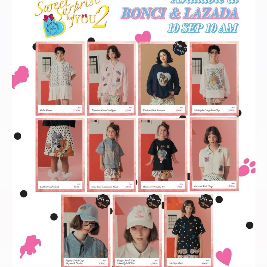 Endless Holiday Sweet Surprise for you   Lady & The Tramp [พร้อมส่ง] ❤️