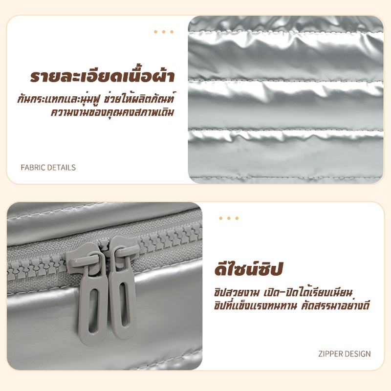 Been Love กระเป๋าเครื่องสำอาง makeup bag หมอน ความจุขนาดใหญ่ แบบพกพา กระเป๋าใส่ กระเป๋า - รูปที่ 7