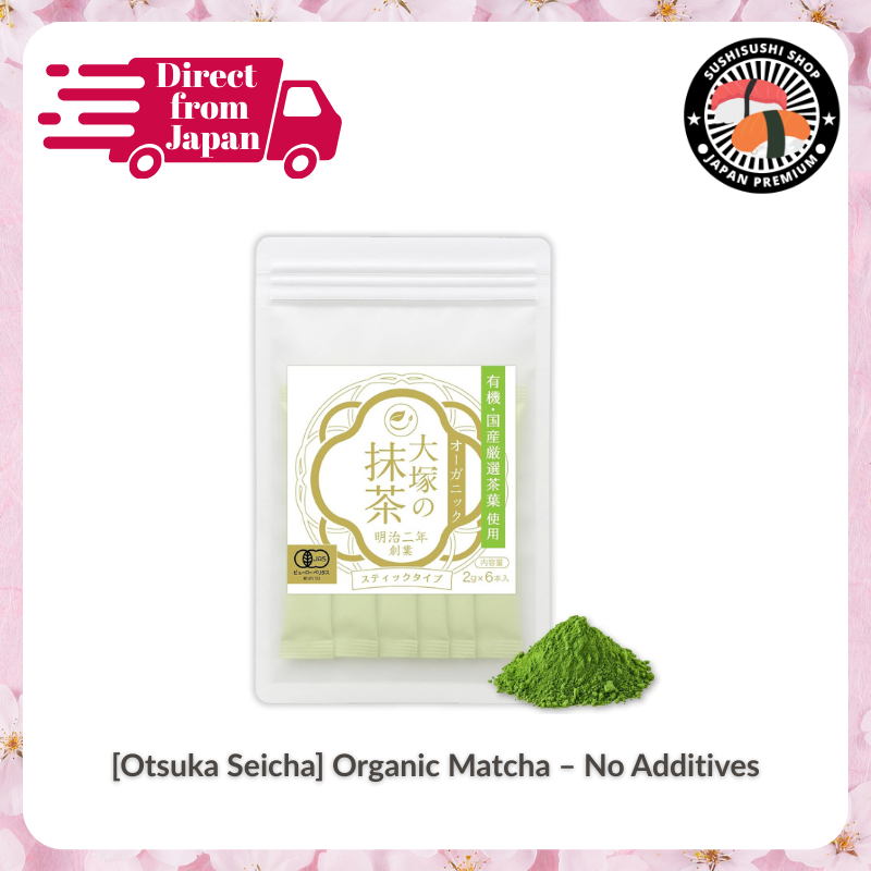 [Otsuka Seicha] Organic Matcha Sticks – No Additives -  Made in JAPAN