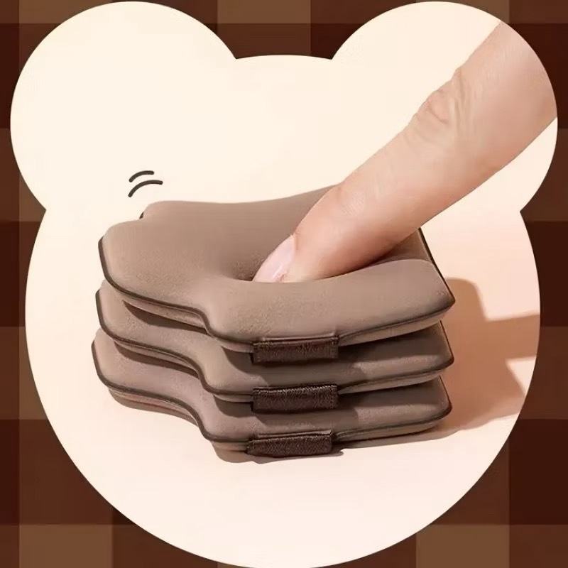 Z206 พัฟนุ่มฟู พัฟมินิ พัฟช็อคโกแลตหนานุ่ม พัฟเนื้อละเอียด บรรจุ6ชิ้น พร้อมจัดส่ง