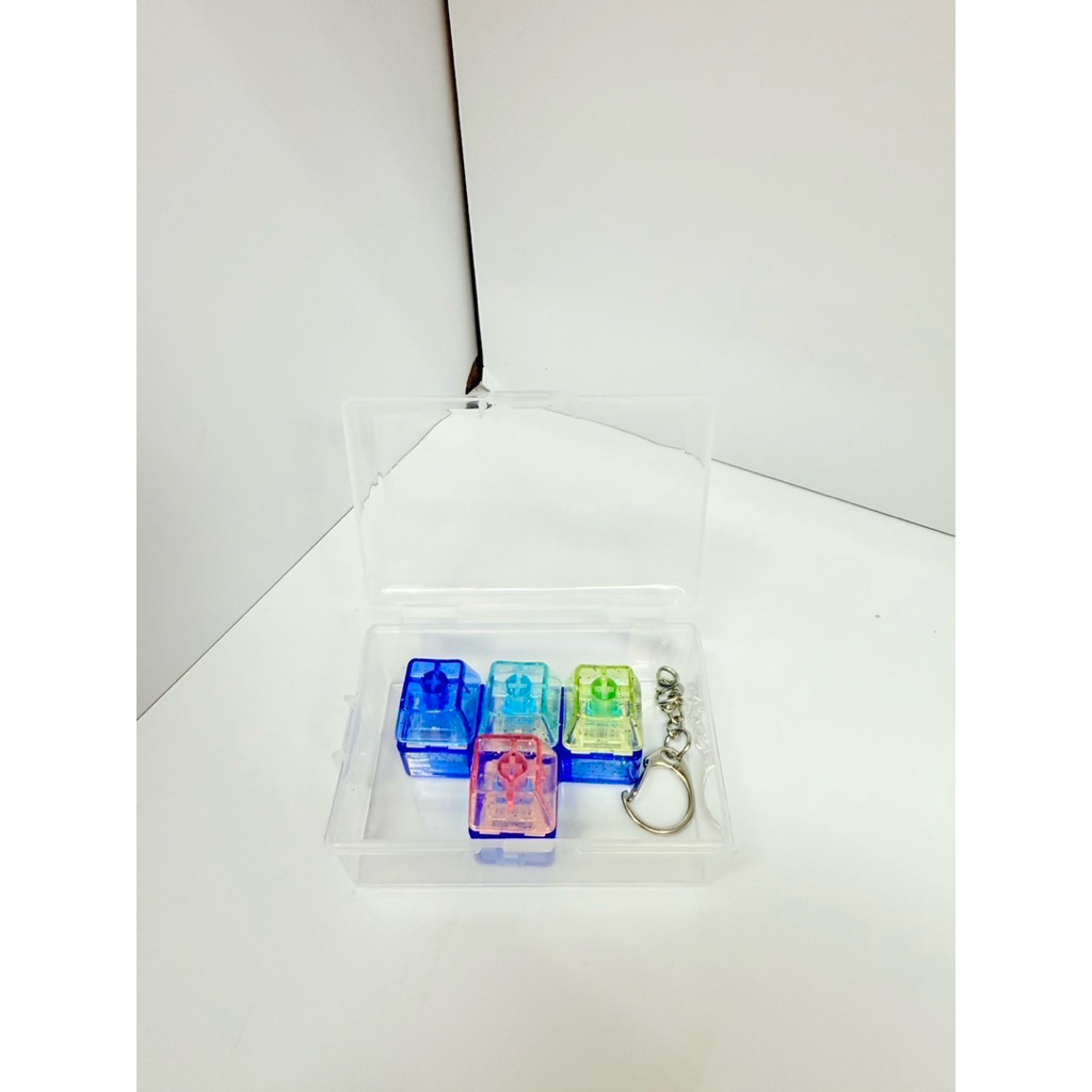 งานกล่อง ปุ่ม Keycap พวงกุญแจคีย์บอร์ด พวงกุญแจ ของเล่น คละแบบ