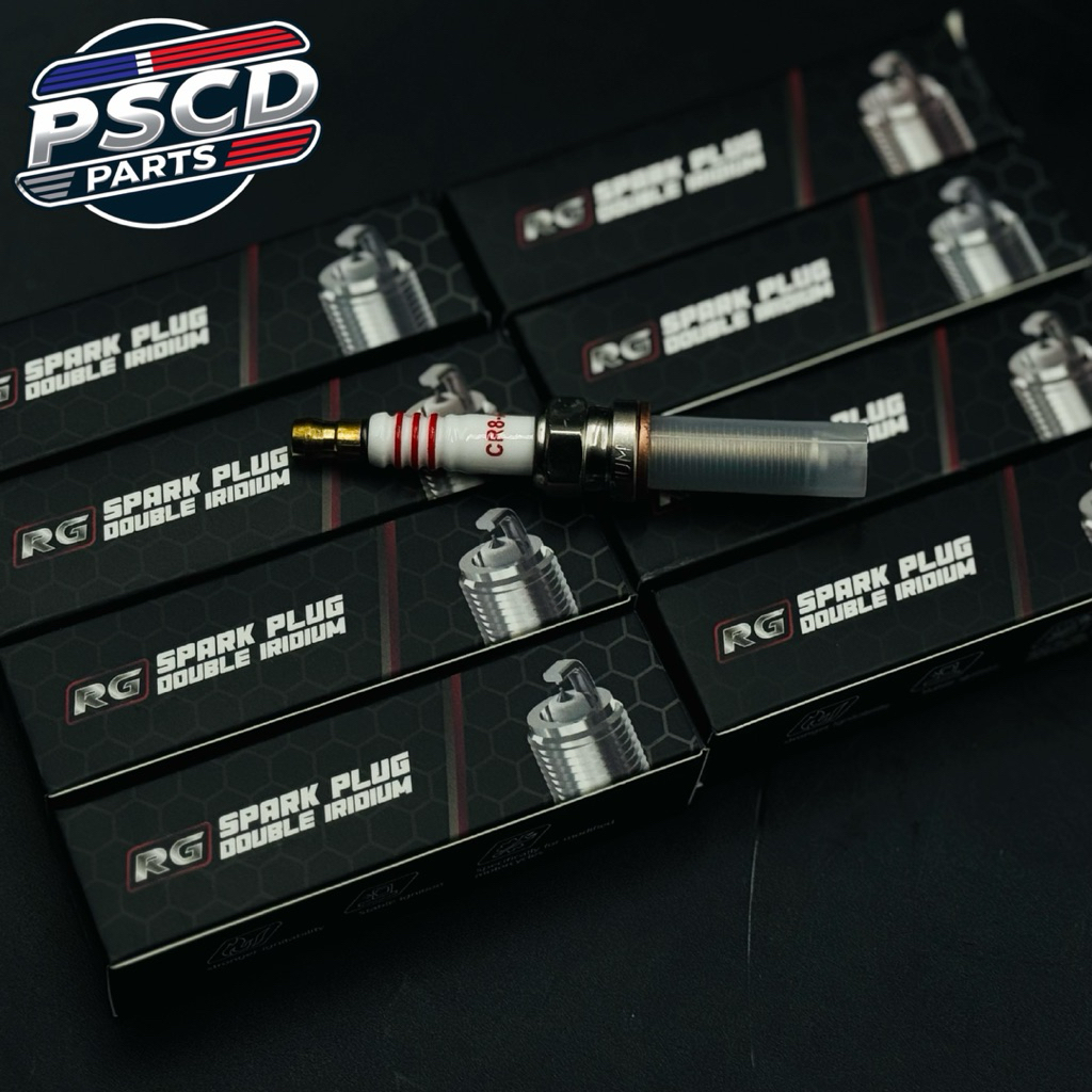 หัวเทียนแต่ง RG DOUBLE IRIDIUM สำหรับรถ WAVE -125/WAVE-110i/SONIC