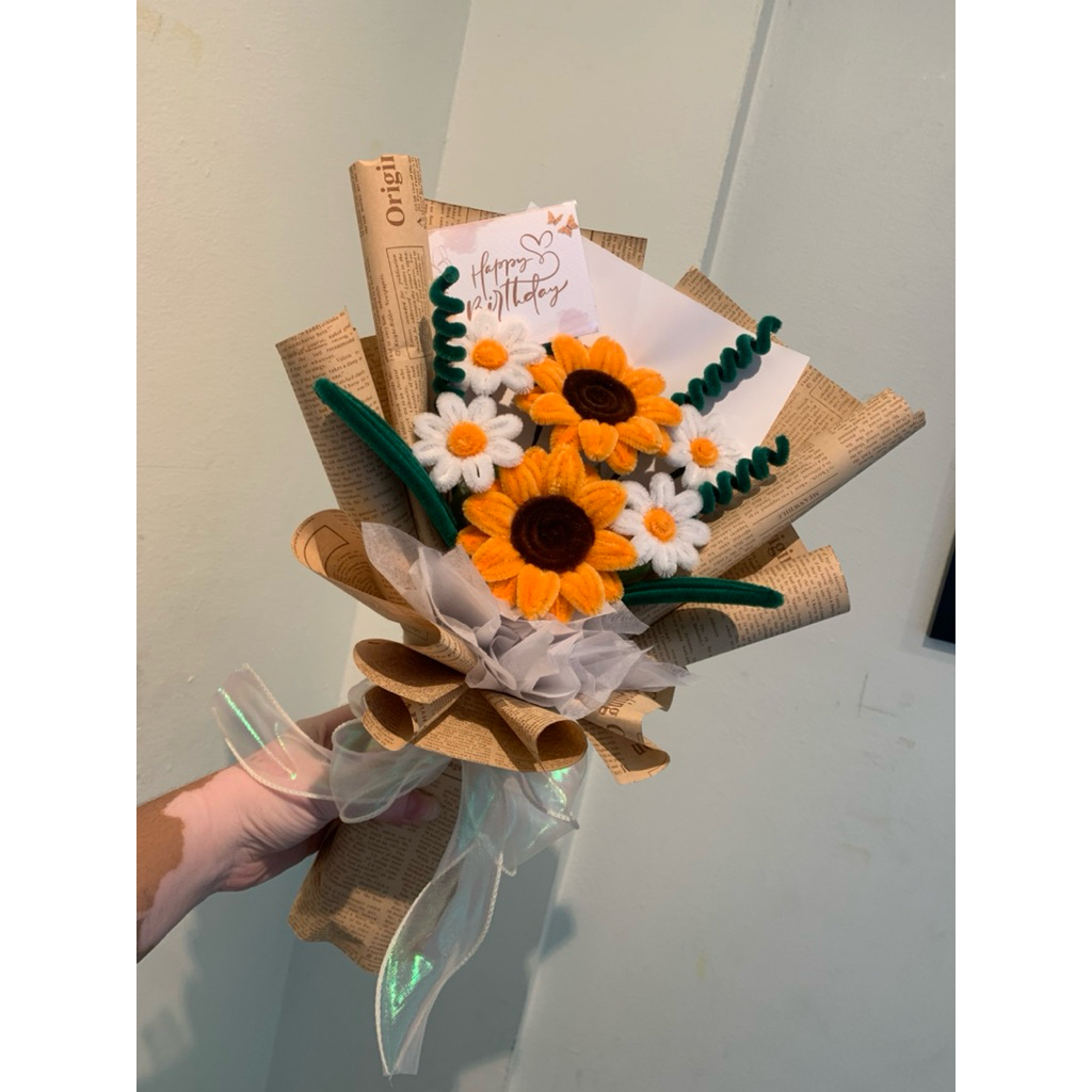 ช่อดอกไม้ทานตะวัน 2 ดอก 🌻 (แจ้งวันใช้งานได้)🌷✨