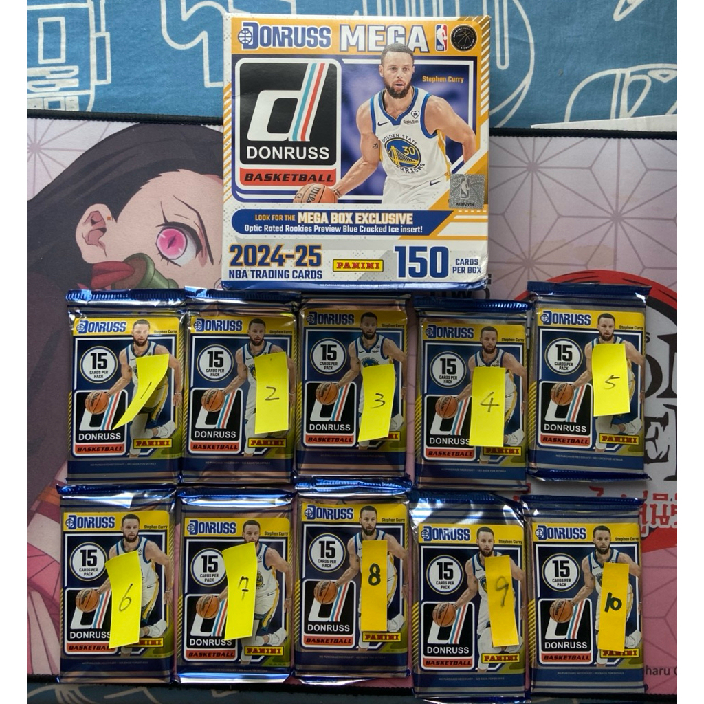 2024-25 Panini Donruss NBA Basketball Mega Box : Pick Your Pack (15 Cards)