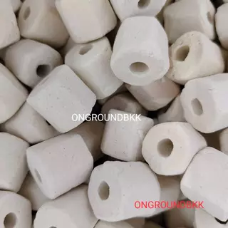 (1ชิ้น=1บาท) เซรามิคริง กรองน้ำบ่อปลา กรองน้ำใส ดูดีกลิ่น หินกรองตู้ปลา
