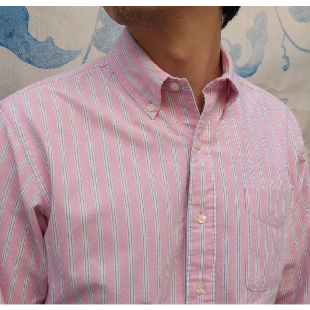 era-won เสื้อเชิ้ต รุ่น Oxford shirts Mercerizing ทรง Comfort fit  สี PL